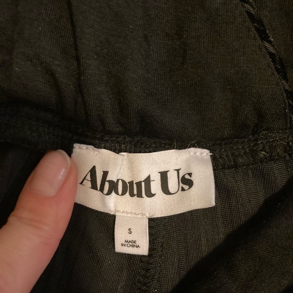 About Us velvet jumpsuit - Picture 2 of 2